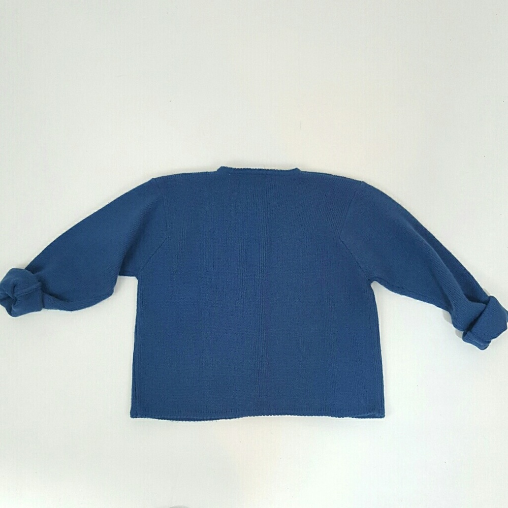 SOLD 50s vintage ghostly Halloween cardi sweater - Picture 2 of 3